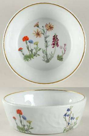 Wild Flower 8" Round Open Casserole