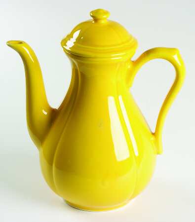 Argent Yellow Coffee Pot & Lid