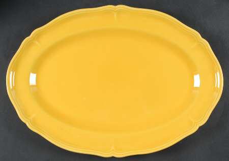 Argent Yellow 16" Oval Serving Platter