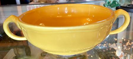 Argent Yellow Flat Cream Soup Bowl