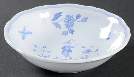 Blue Moustiers Coupe Cereal Bowl