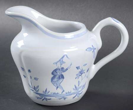 Blue Moustiers Creamer