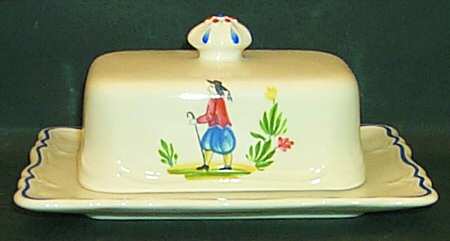 Brittany Square Covered Butter