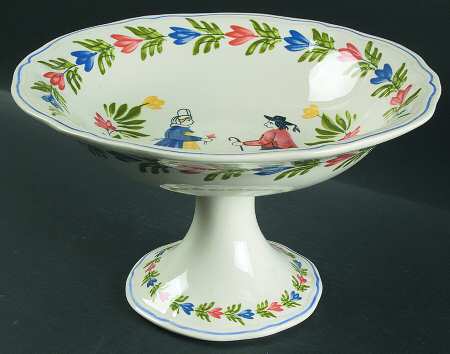 Brittany Round Compote (Height X Width)