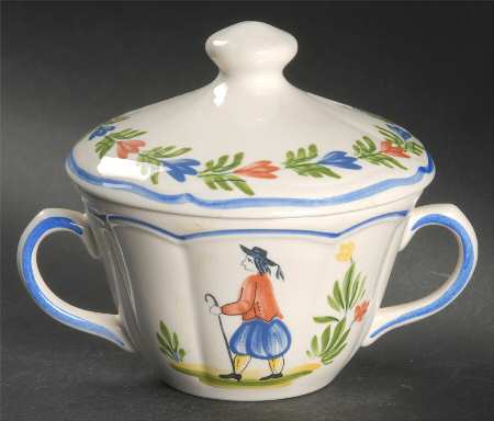 Brittany Sugar Bowl & Lid