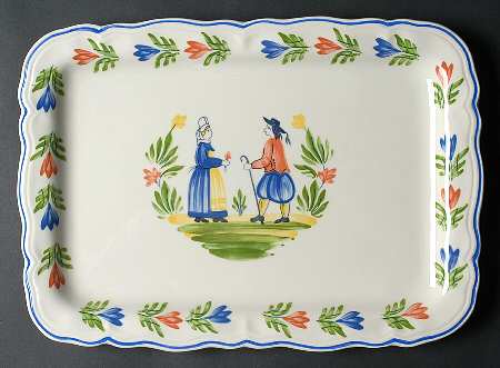 Brittany 13" Rectangular Serving Platter