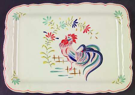 Chanticleer 13" Rectangular Serving Platter