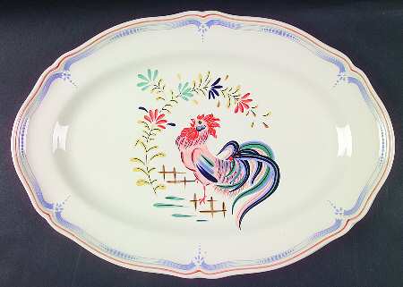 Chanticleer 16" Oval Serving Platter