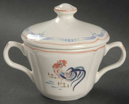 Chanticleer Sugar Bowl & Lid