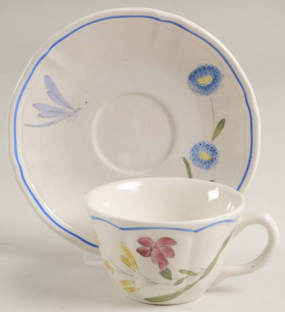 Libellule Flat Cup & Saucer Set