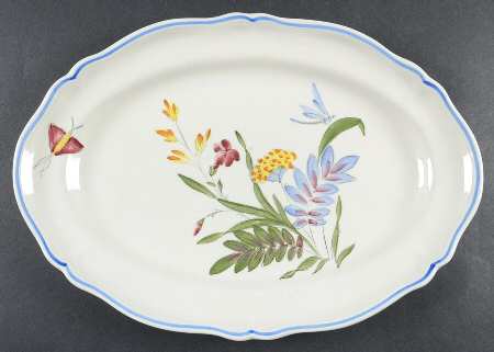 Libellule 14" Oval Serving Platter