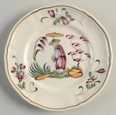 Mandarin Bread & Butter Plate