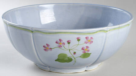 Mon Jardin 10" Large Salad Serving Bowl