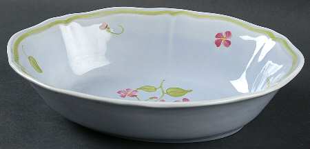Mon Jardin 9" Oval Vegetable Bowl
