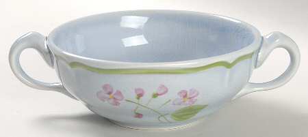 Mon Jardin Flat Cream Soup Bowl