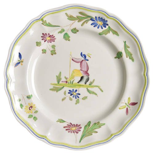 Moustiers Luncheon Plate