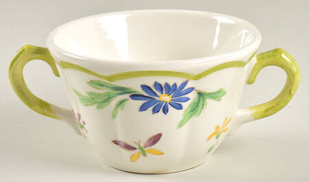 Moustiers Sugar Bowl No Lid
