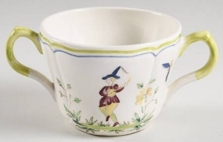 Moustiers Sugar Bowl No Lid