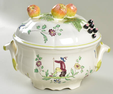 Moustiers Tureen & Lid