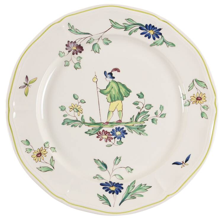 Moustiers Dinner Plate
