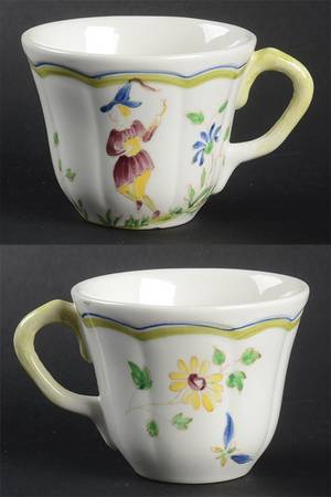 Moustiers Flat Demitasse Cup