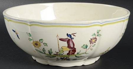 Moustiers 10" Large Salad Serving Bowl