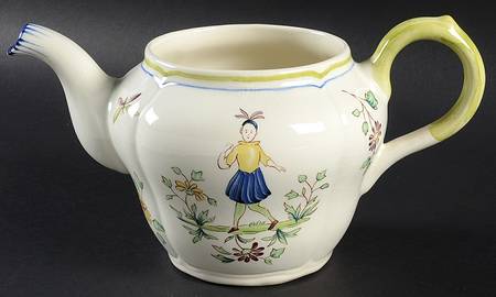 Moustiers Teapot No Lid