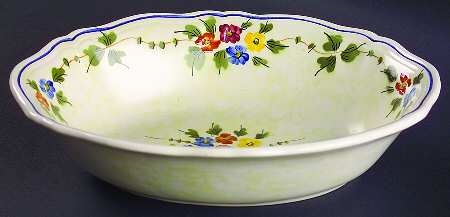 Nemours 9" Oval Vegetable Bowl
