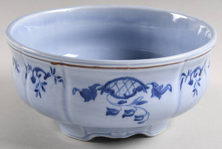 Normandie (Brown Band) Round Vegetable No Lid