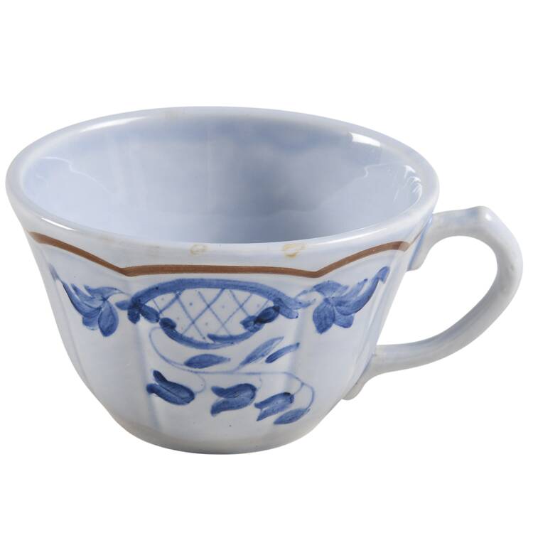 Normandie (Brown Band) Flat Cup