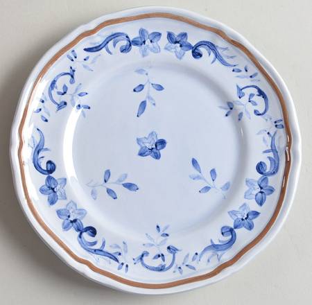 Normandie (Brown Band) Bread & Butter Plate