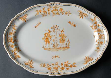 Olerys 14" Oval Serving Platter