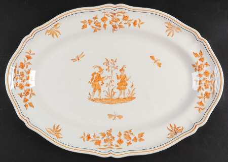 Olerys 16" Oval Serving Platter