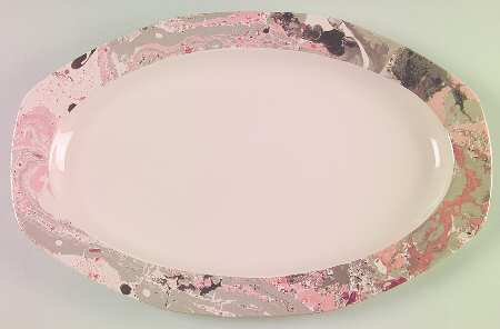 Onyx Coco 16" Oval Serving Platter