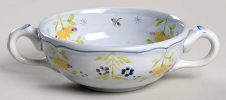 Printemps Flat Cream Soup Bowl