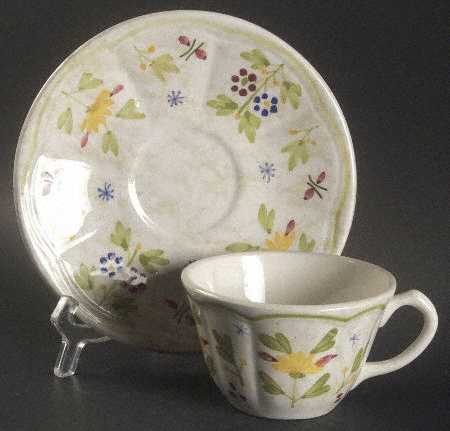 St. Tropez Flat Cup & Saucer Set