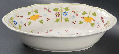 St. Tropez 9" Oval Vegetable Bowl