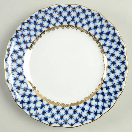 Cobalt Net Bread & Butter Plate