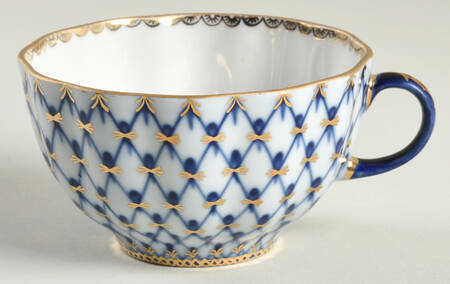 Cobalt Net Flat Cup