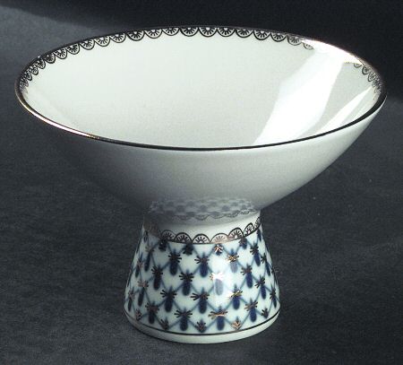 Cobalt Net Individual Ice Cream Dish