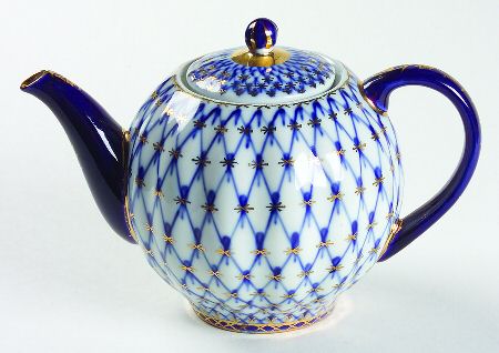 Cobalt Net Mini Teapot & Lid
