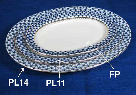 Cobalt Net Fish Plate