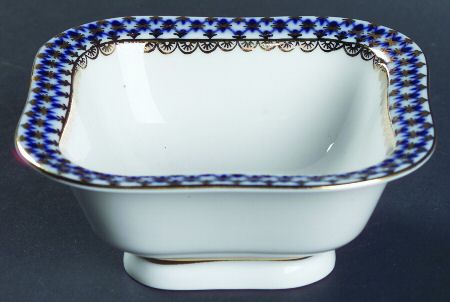 Cobalt Net 4" Square Vegetable Bowl