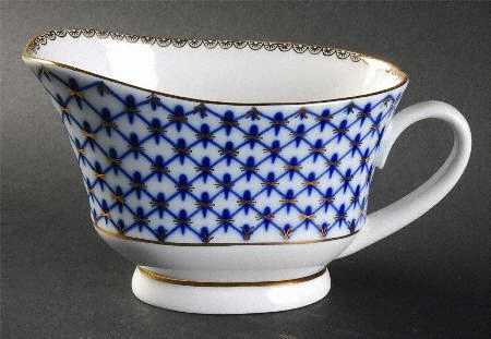 Cobalt Net Gravy Boat