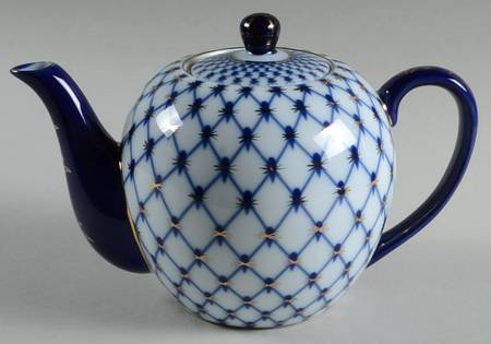 Cobalt Net Teapot & Lid