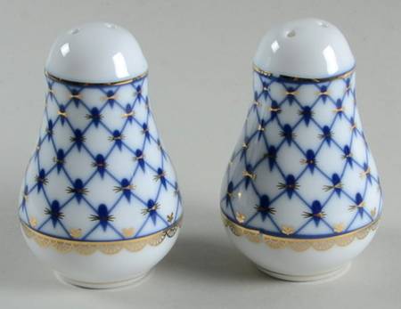 Cobalt Net Salt & Pepper Set