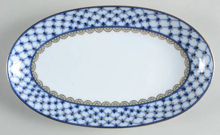 Cobalt Net Pickle Dish