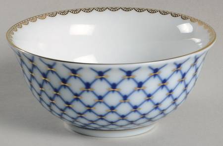 Cobalt Net Nut Dish
