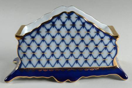 Cobalt Net Napkin Holder