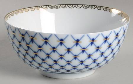 Cobalt Net 6" All Purpose Bowl